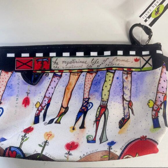 Shoe clothesline makeup/travel/accessories bag - Picture 3 of 5